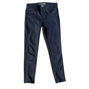 HARLEY-DAVIDSON black high rise skinny pull on denim jeggings jeans size 30